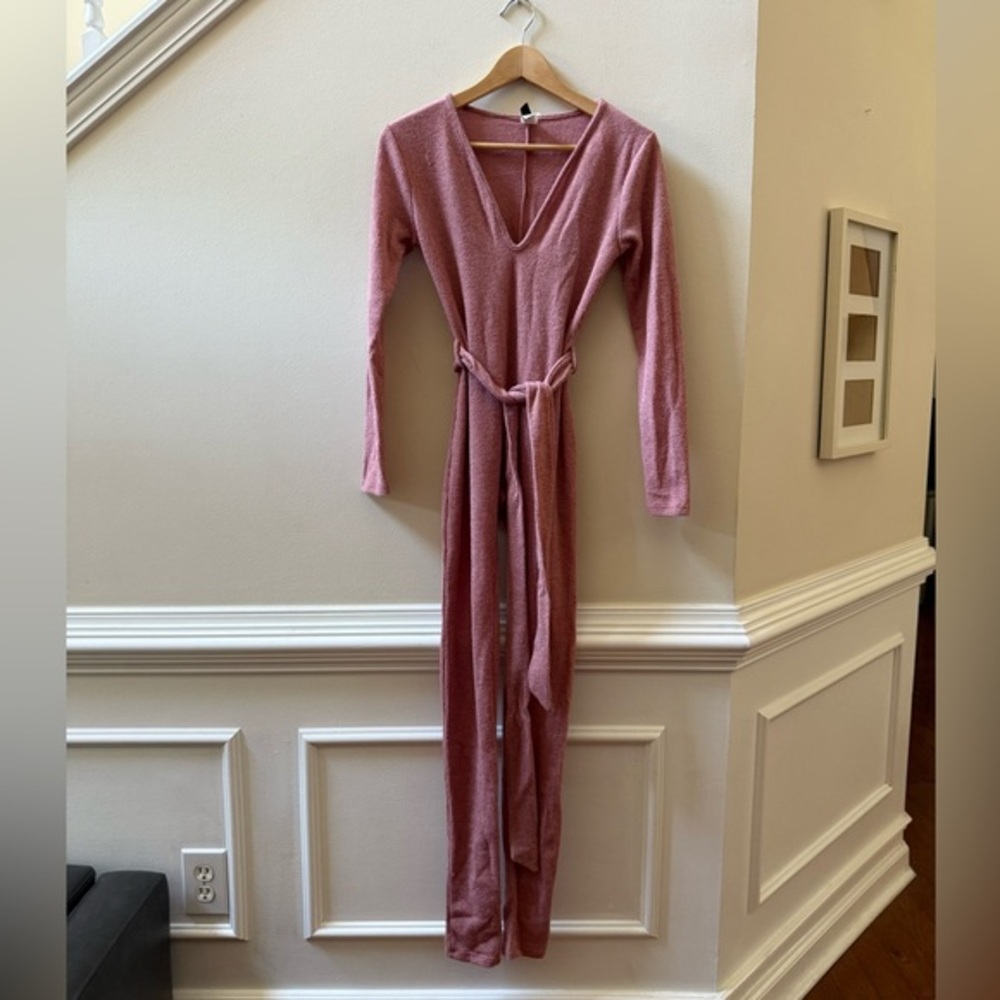 Elegant Pink Jumpsuit